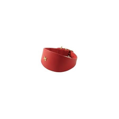 COLLAR LEVRIERS ROJO
