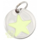 CHAPA FLUORESCENTE ESTRELLA K9
