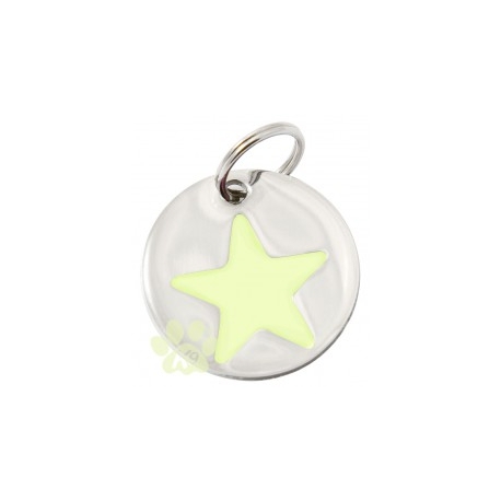 CHAPA FLUORESCENTE ESTRELLA K9
