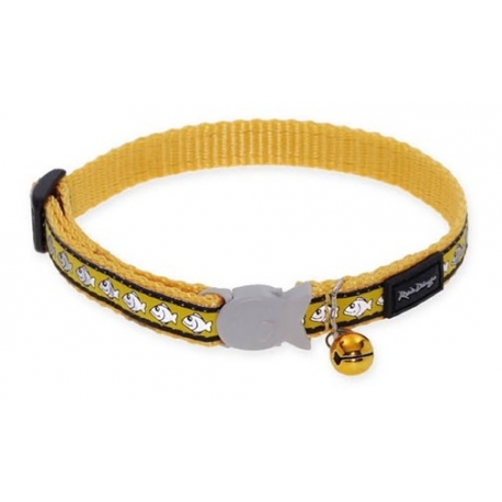 COLLAR REFLECTANTE GATO CIERRE PEZ