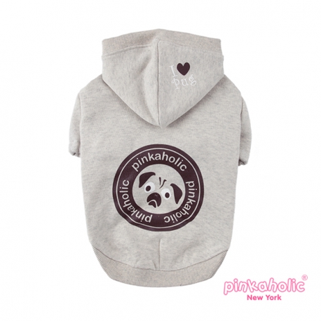 SUDADERA MY PUG OATMEAL