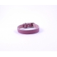 COLLAR PIEL ROSA CHICLE