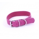 COLLAR PIEL FUCSIA HEBILLA COSCOJO