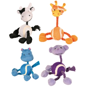 Juguetes animales con pelota de tenis